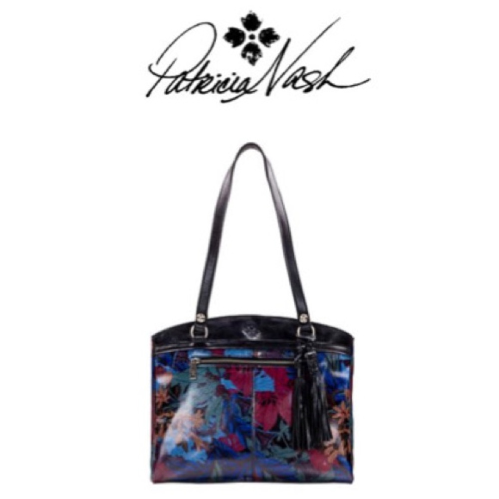 Patricia Nash Poppy Zip Top Tote